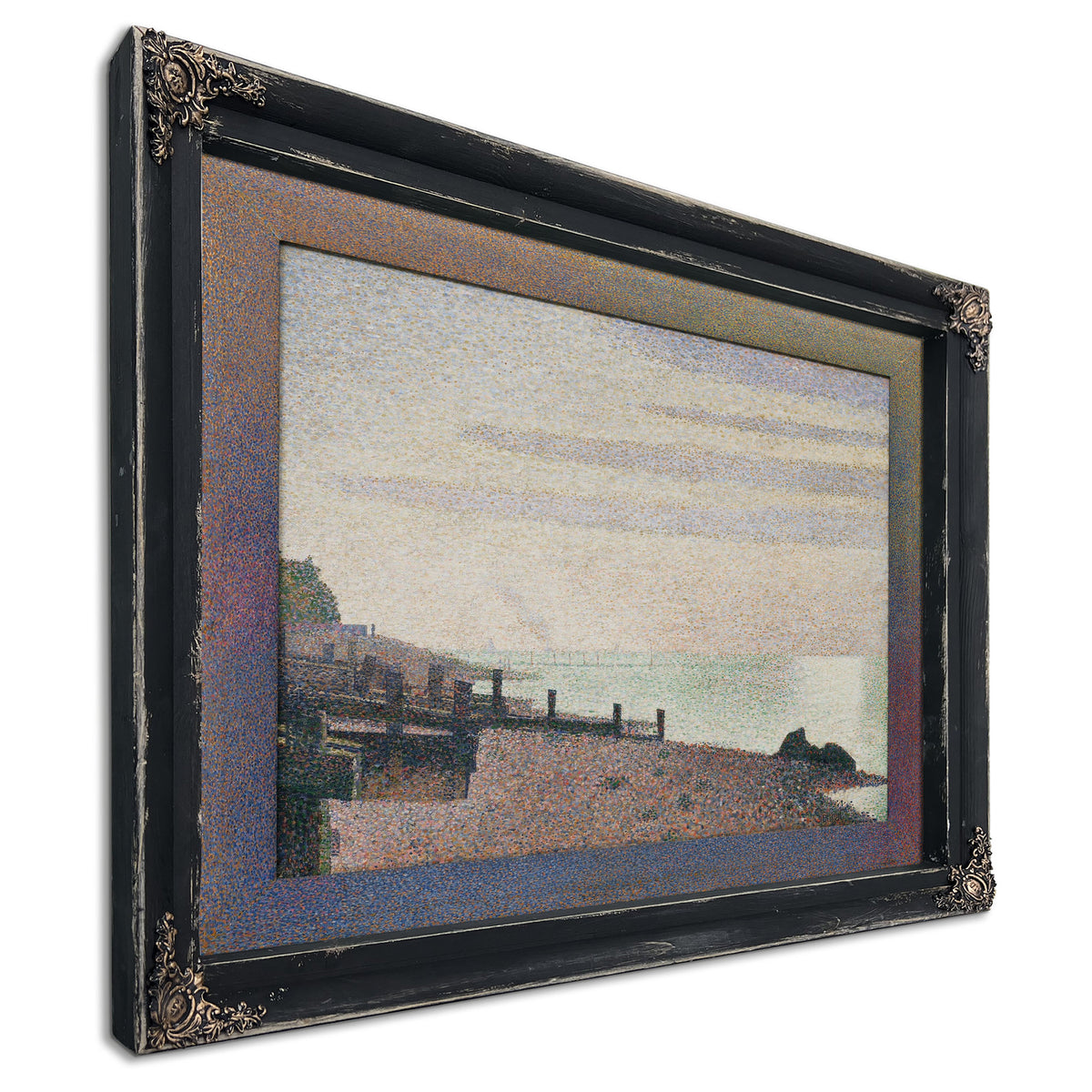 Evening Honfleur by Georges Seurat