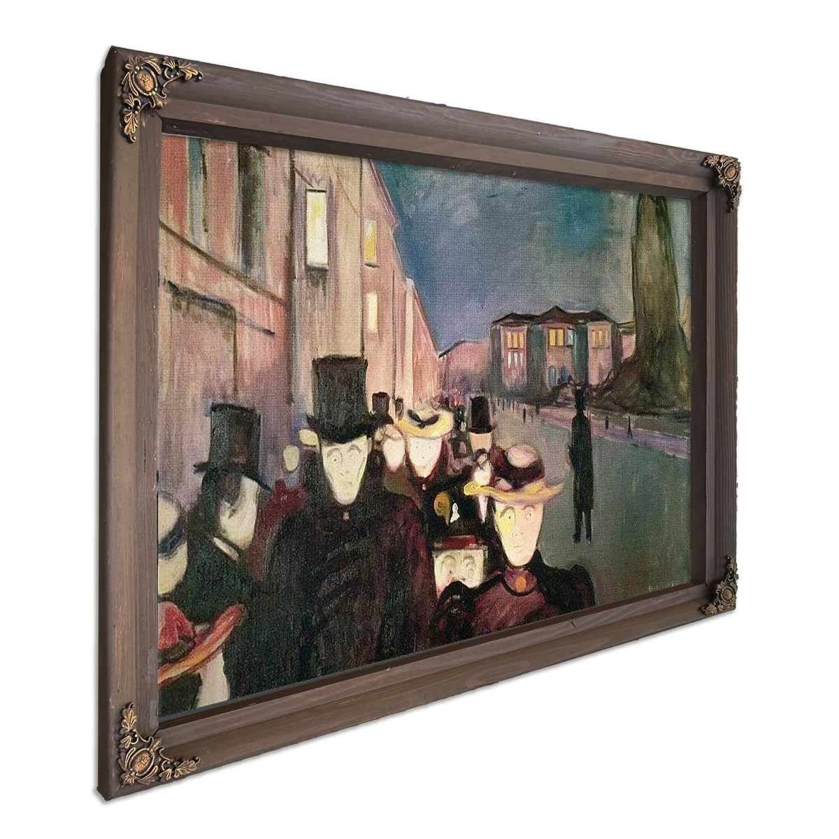 Evening On Karl Johan 1892 By Edvard Munch