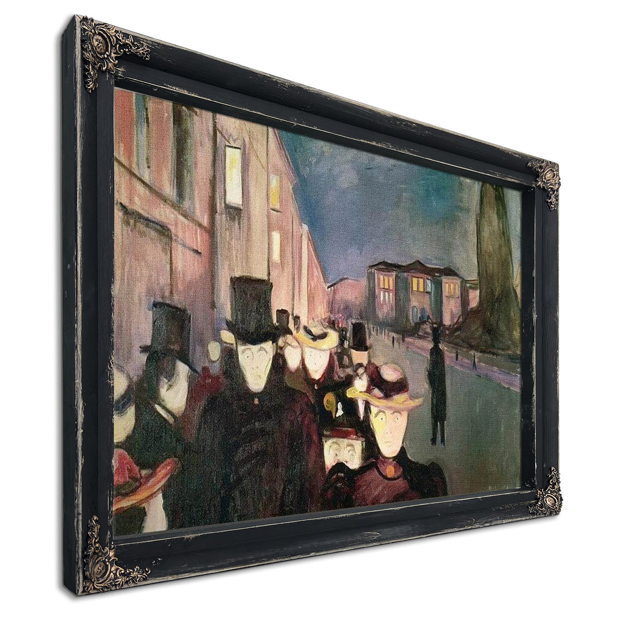 Evening On Karl Johan 1892 By Edvard Munch