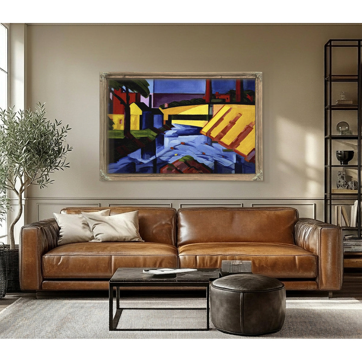 Evening Tones By Oscar Bluemner