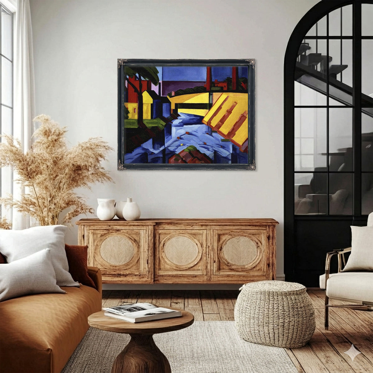 Evening Tones By Oscar Bluemner