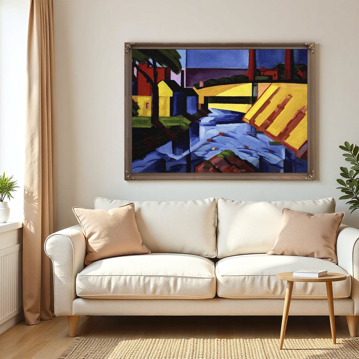 Evening Tones By Oscar Bluemner