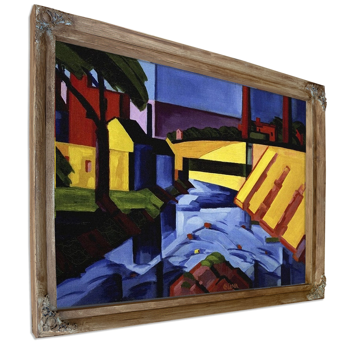 Evening Tones By Oscar Bluemner