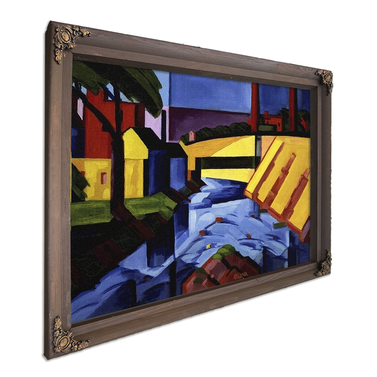 Evening Tones By Oscar Bluemner
