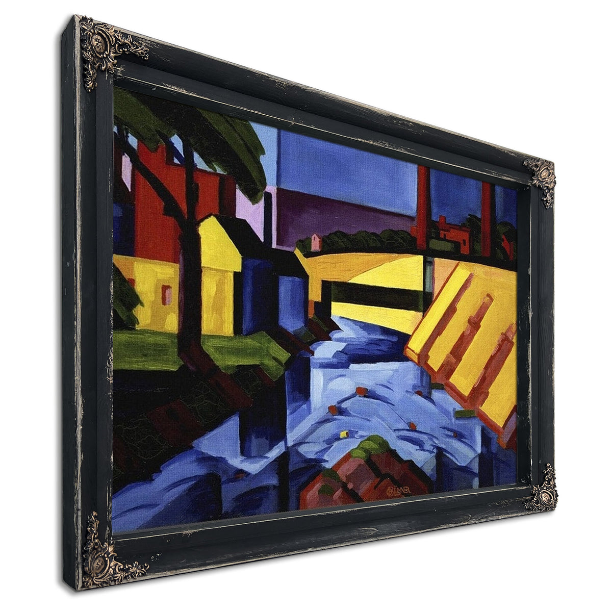 Evening Tones By Oscar Bluemner