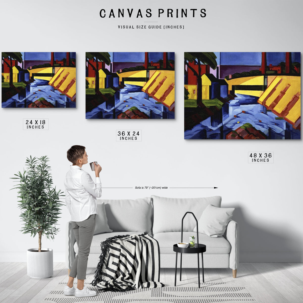 Evening Tones By Oscar Bluemner