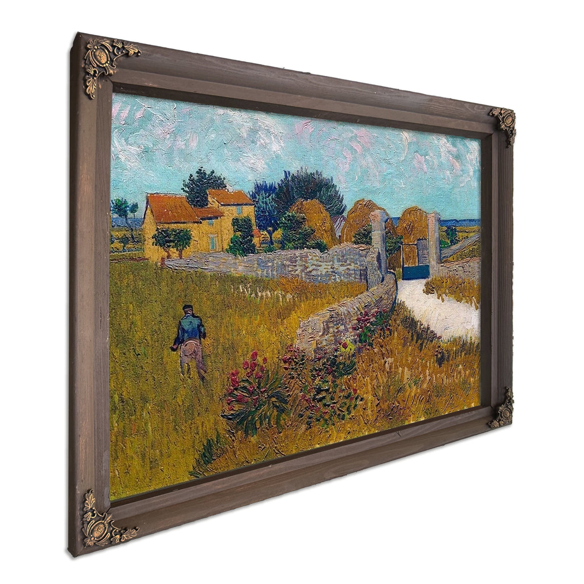 Farmhouse In Provence By Vincent Van Gogh