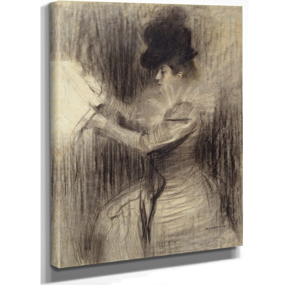 Female Figure by Ramon Casas
