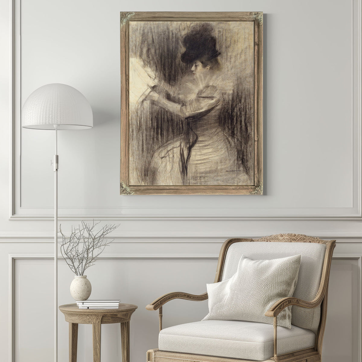 Female Figure by Ramon Casas