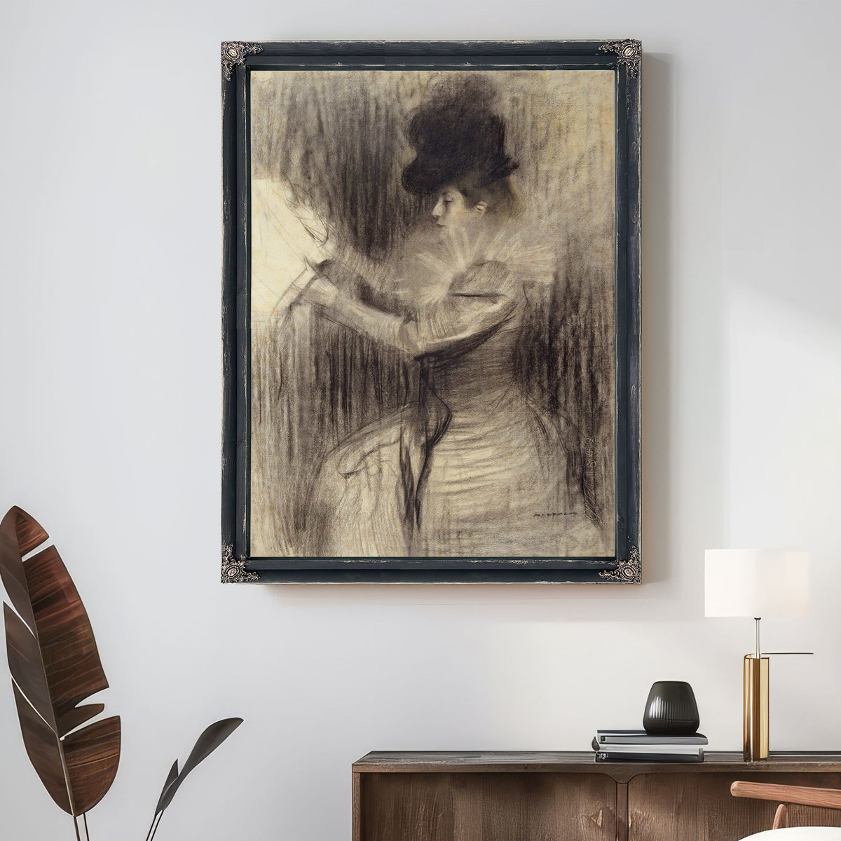 Female Figure by Ramon Casas