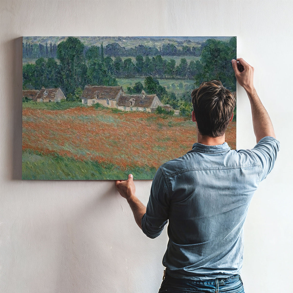 Field Of Poppies, Giverny By Claude Monet