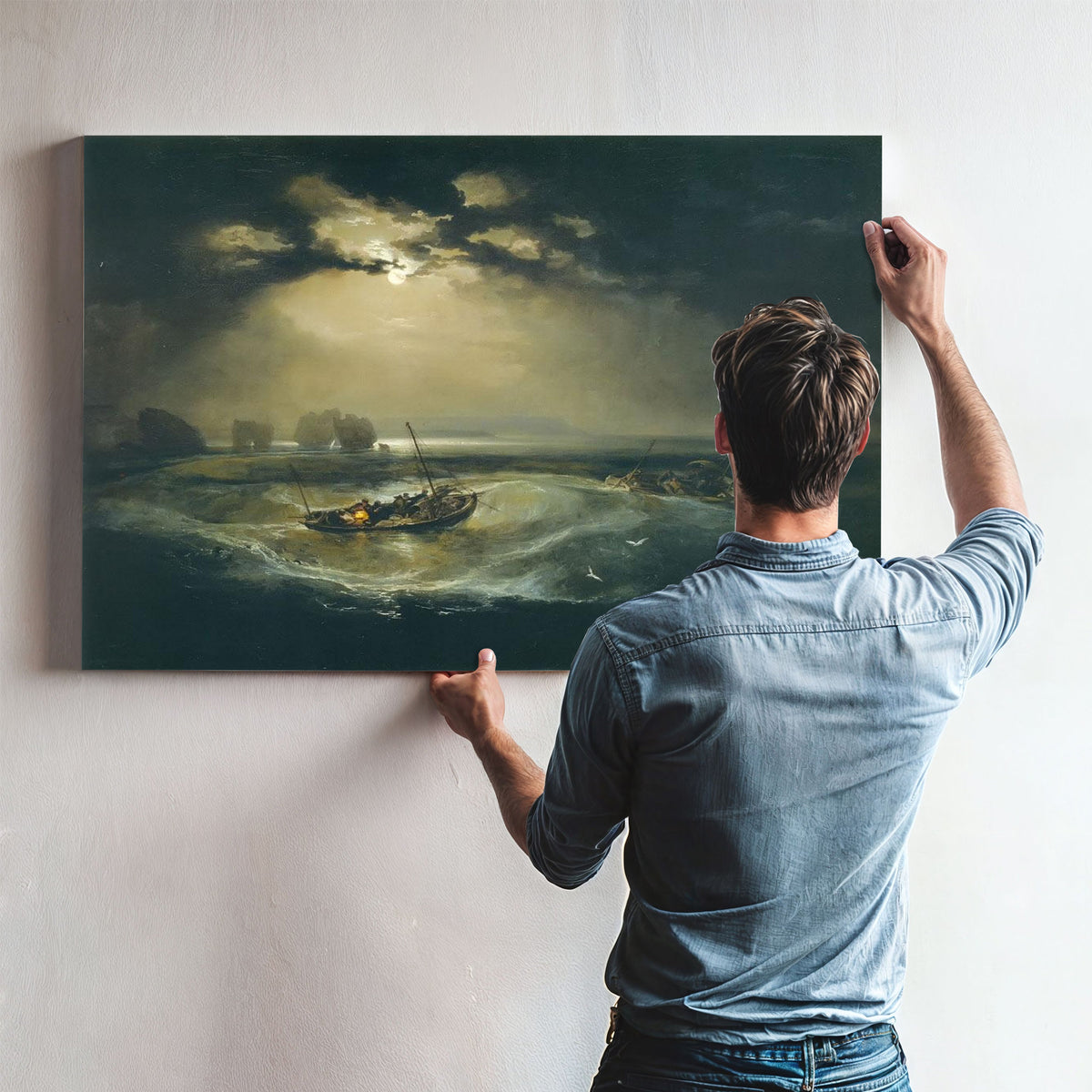Fisherman At Sea (The Cholmeley Sea Piece) By Jwm Turner
