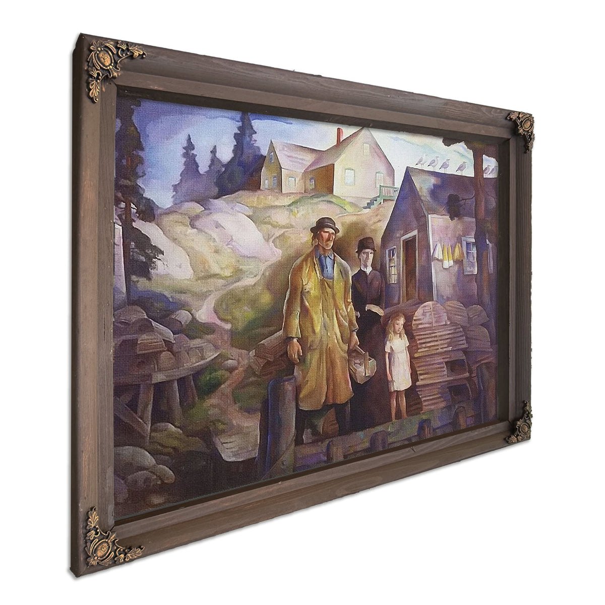 Fishermans Family By N.C. Wyeth