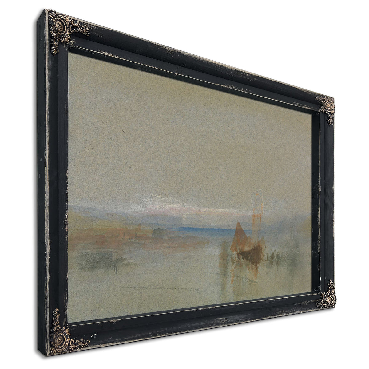 Fishing Boats Becalmed Off Le Havre by Joseph Mallord William Turner