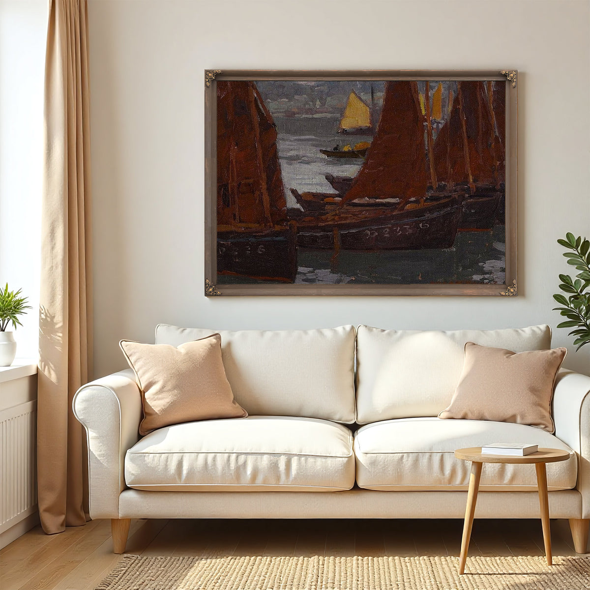 Fishing Boats By Edgar Payne