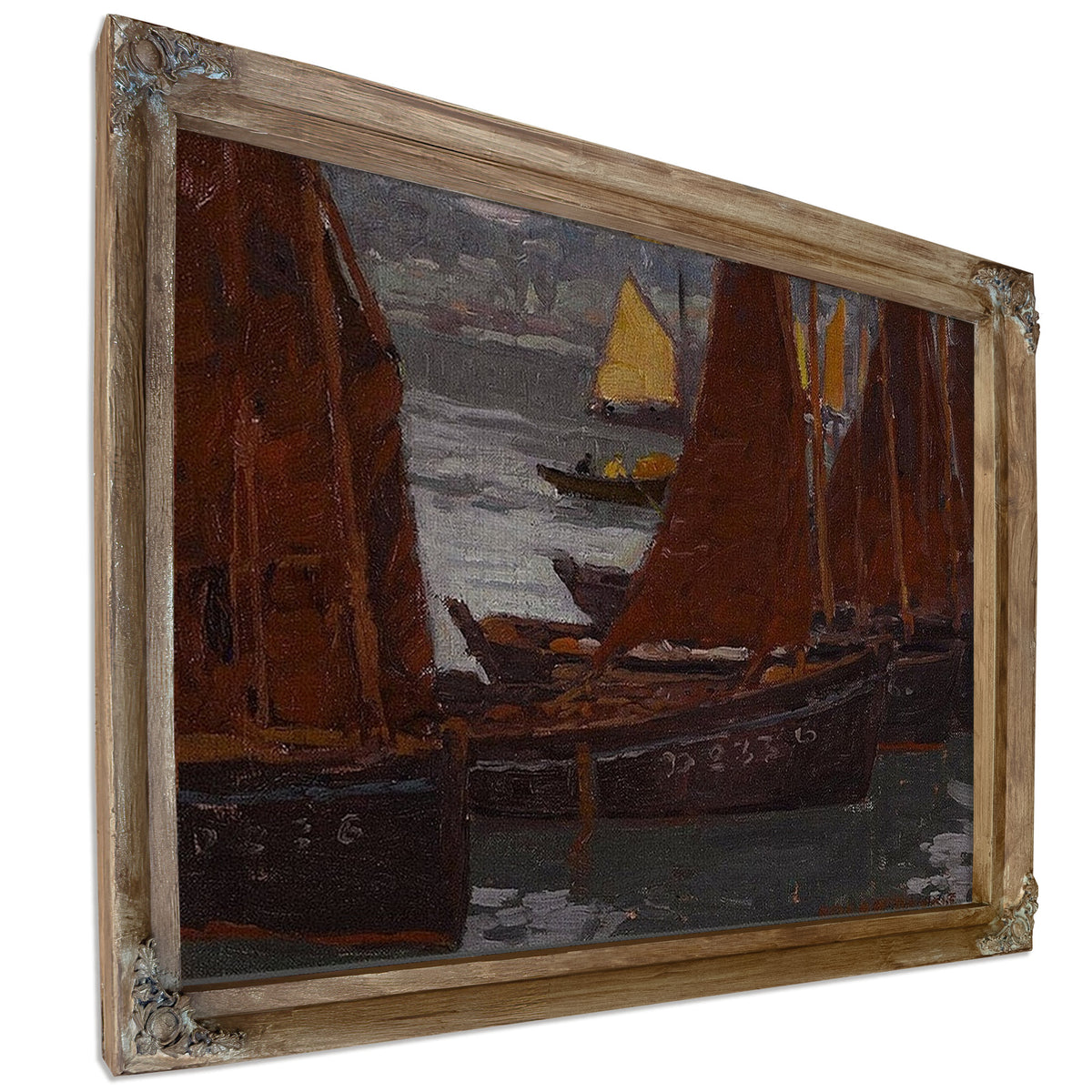 Fishing Boats By Edgar Payne