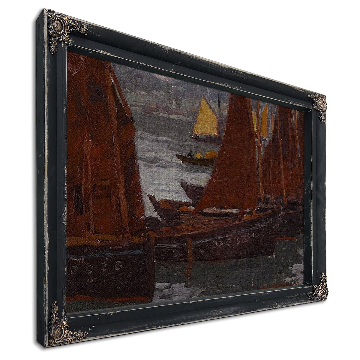 Fishing Boats By Edgar Payne