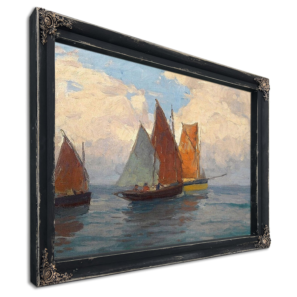 Fishing Boats By Edgar Payne