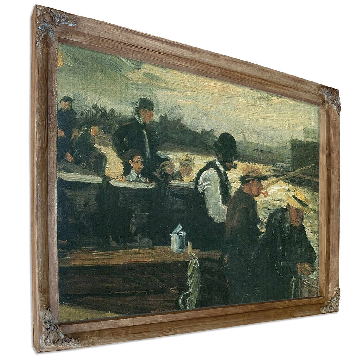 Fishing For Lafayettes 1908 By John Sloan