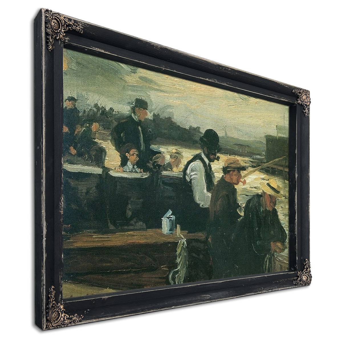 Fishing For Lafayettes 1908 By John Sloan
