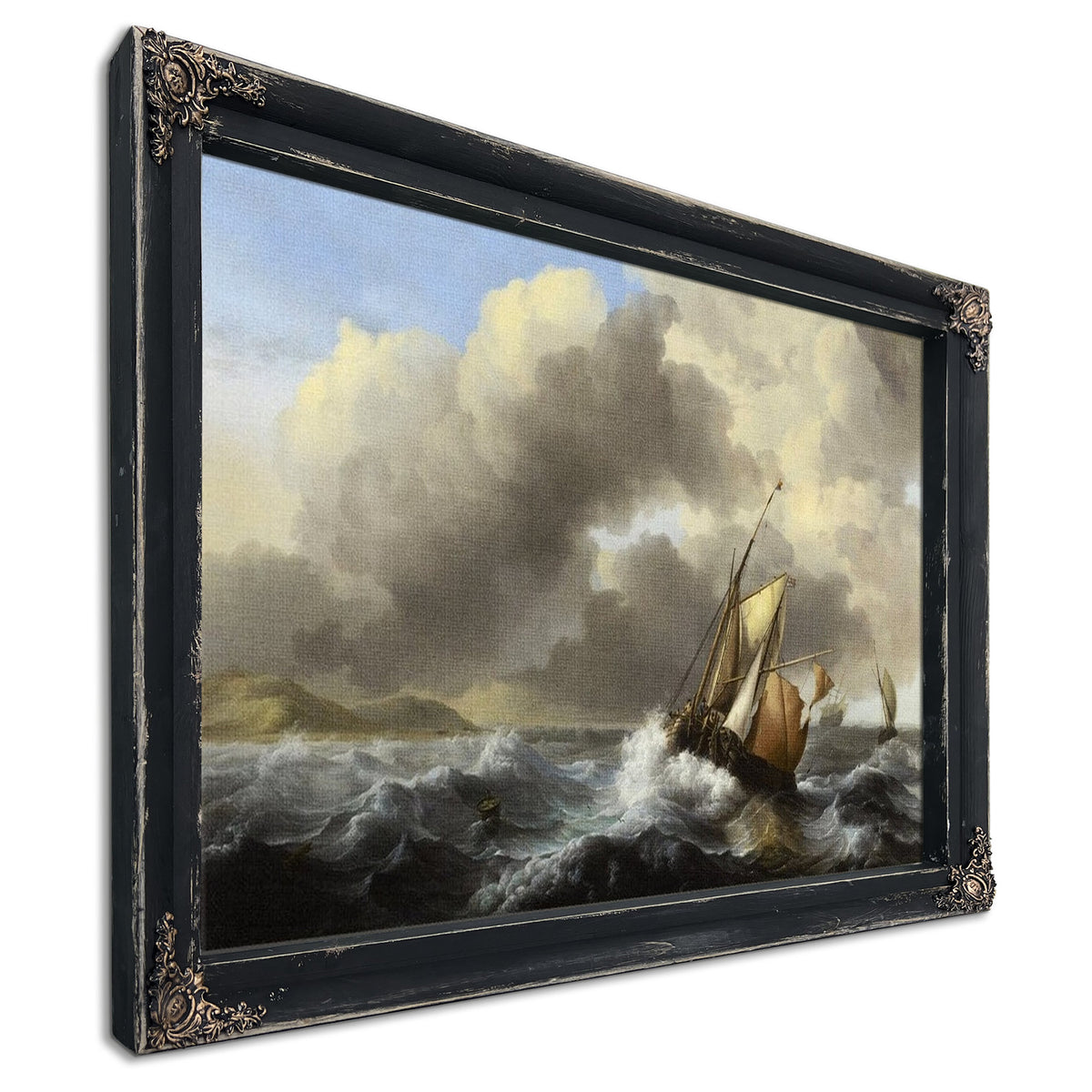 Fishing Vessels Offshore In A Heavy Sea By Ludolf Backhuysen I