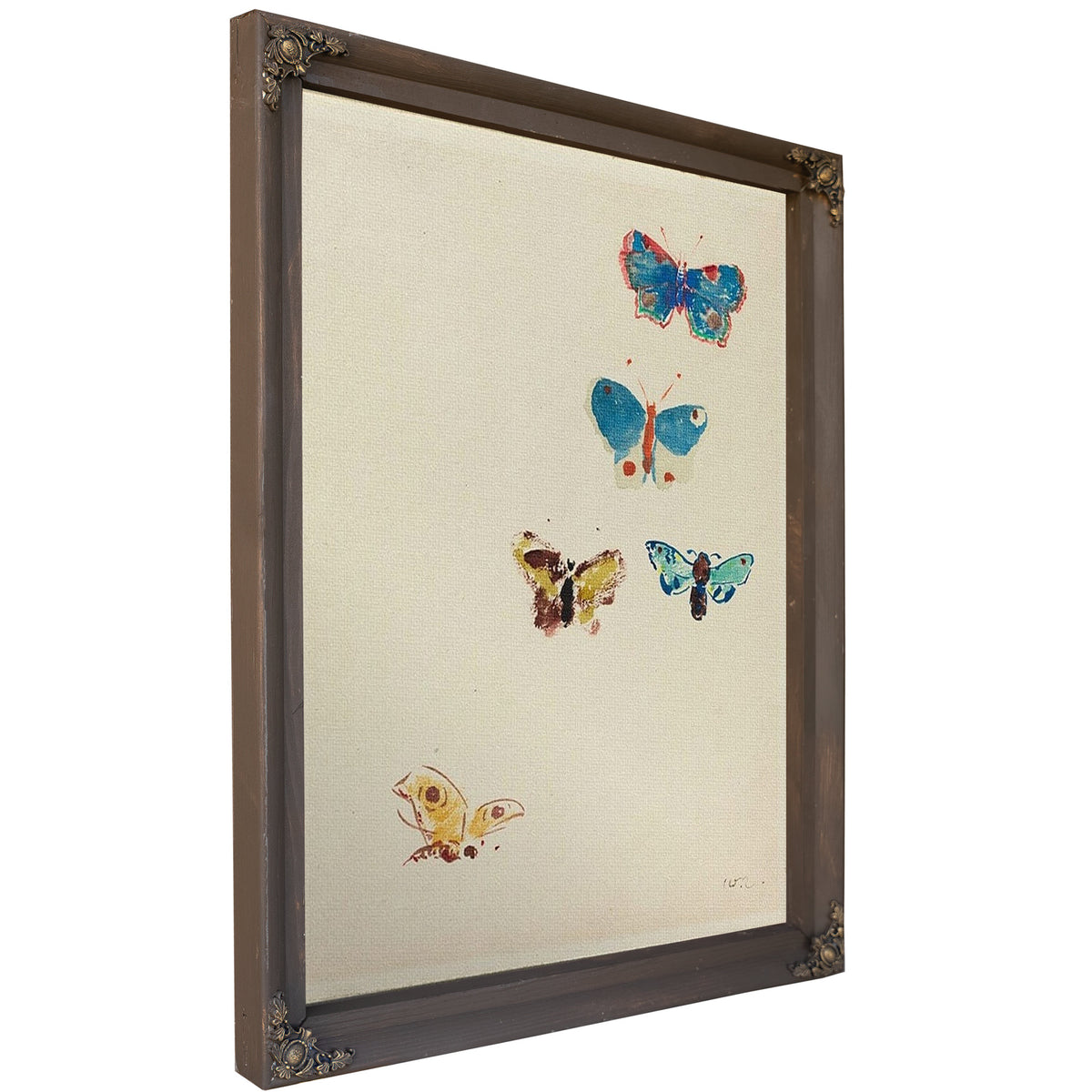 Five Butterflies By Odilon Redon