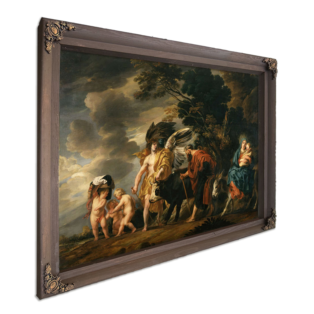 Flight Of The Holy Family Into Egypt by Jacob Jordaens