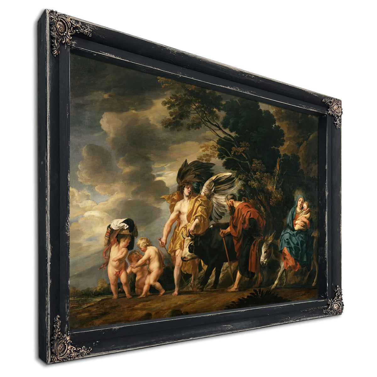 Flight Of The Holy Family Into Egypt by Jacob Jordaens