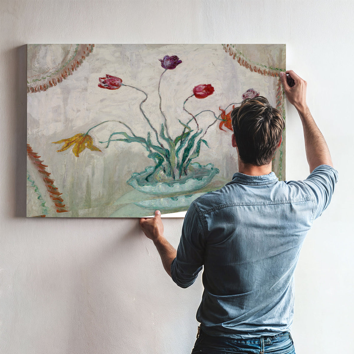 Bowl Tulips 20th Century By Florine Stettheimer