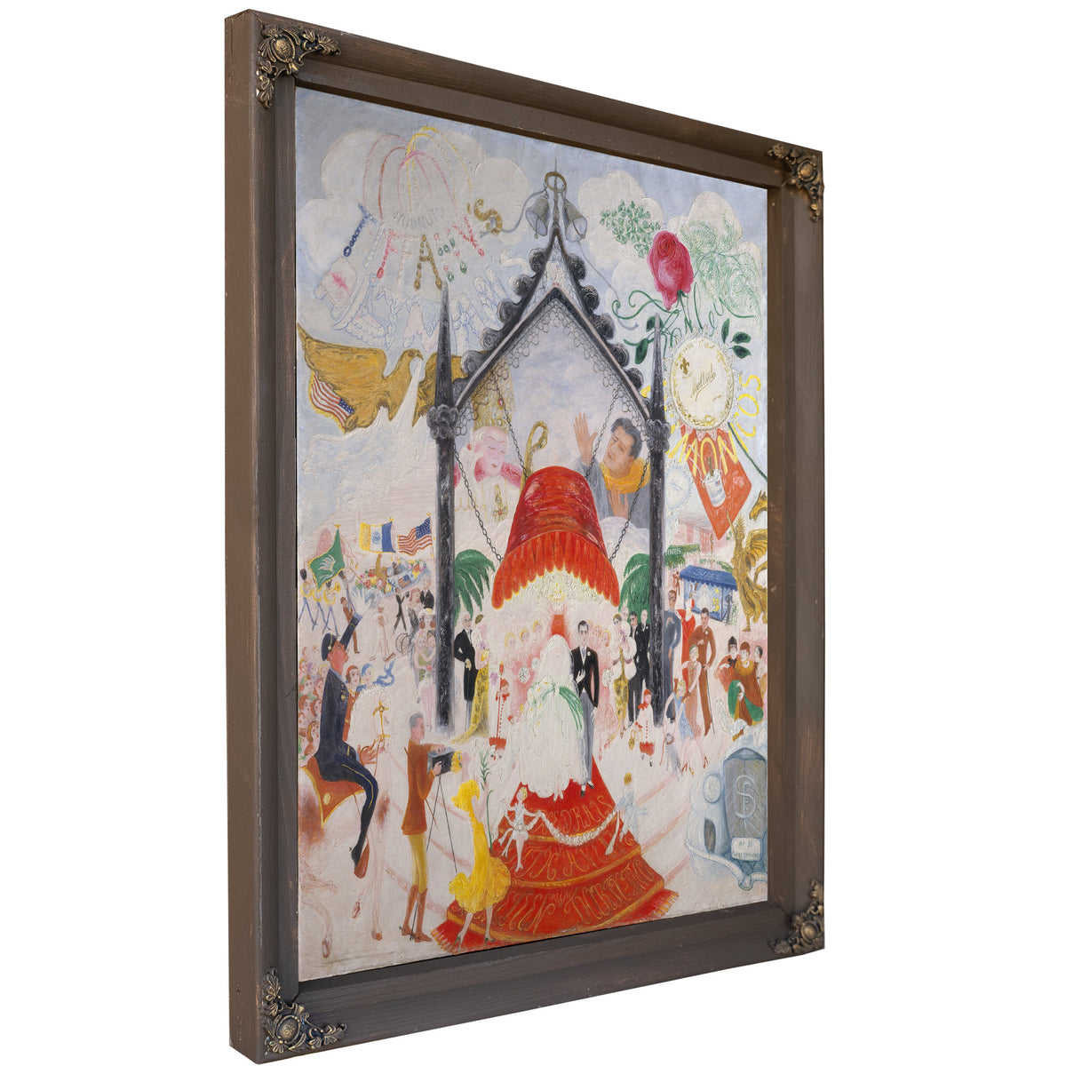 The Cathedrals Fifth Avenue 1931 By Florine Stettheimer