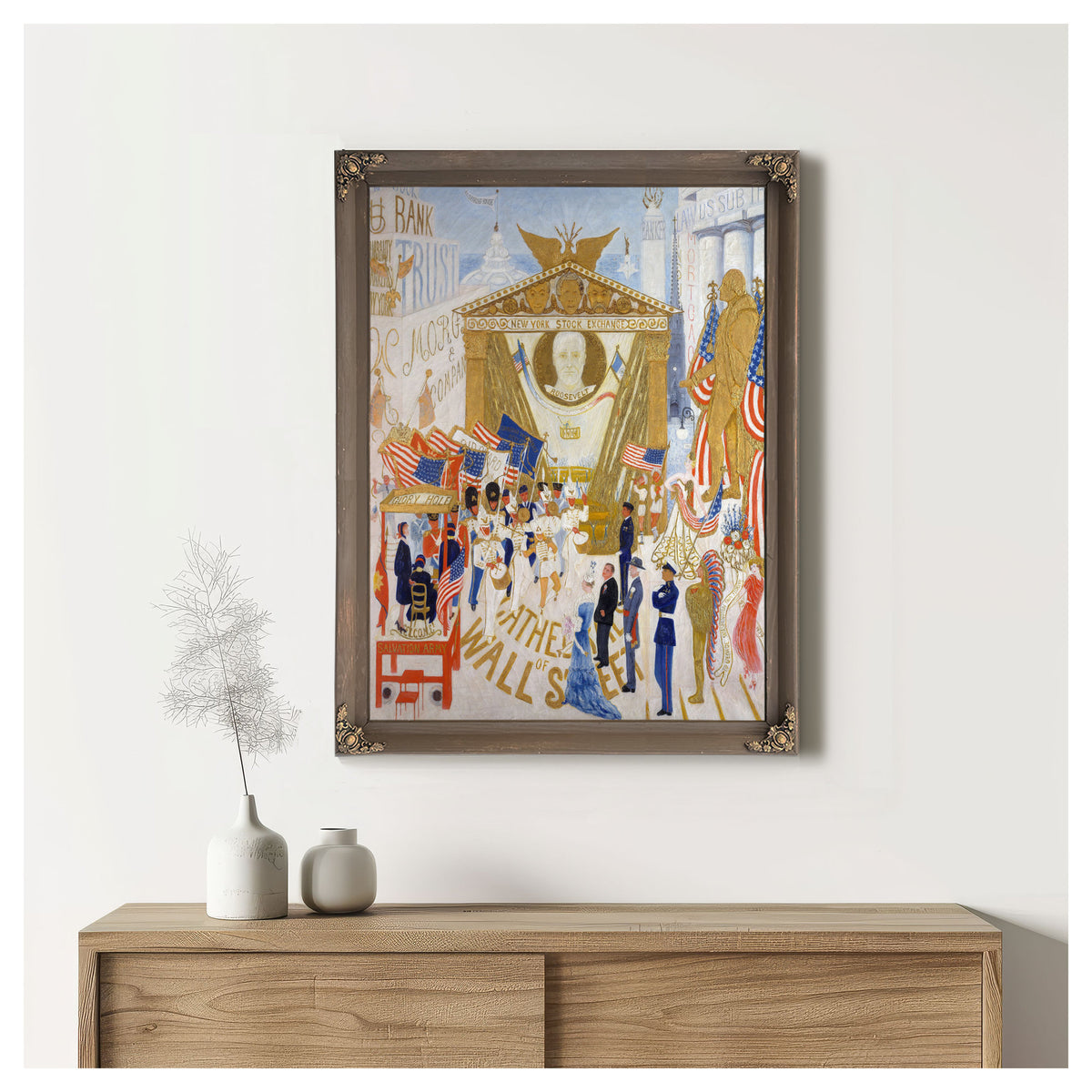 The Cathedrals Wall Street 1939 By Florine Stettheimer