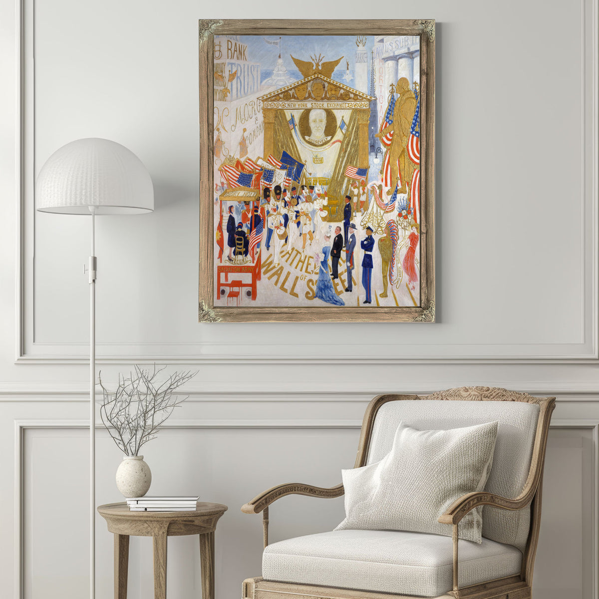 The Cathedrals Wall Street 1939 By Florine Stettheimer