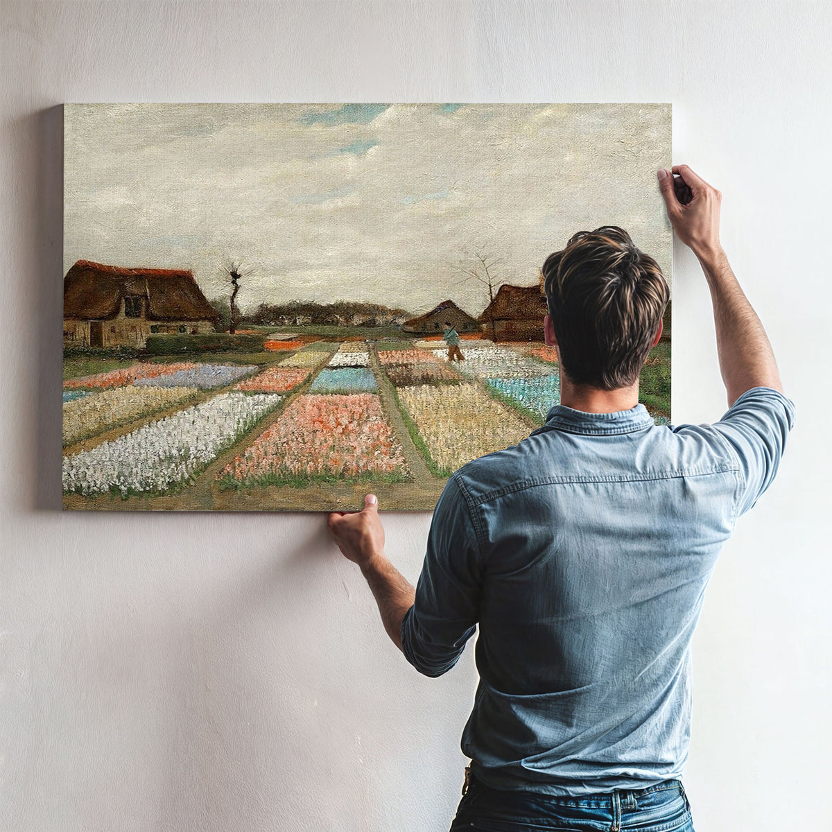 Flower Beds In Holland By Vincent Van Gogh