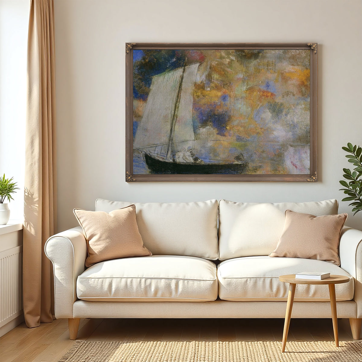 Flower Clouds By Odilon Redon