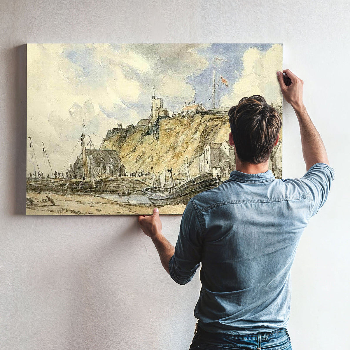 Folkestone The Harbour By John Constable