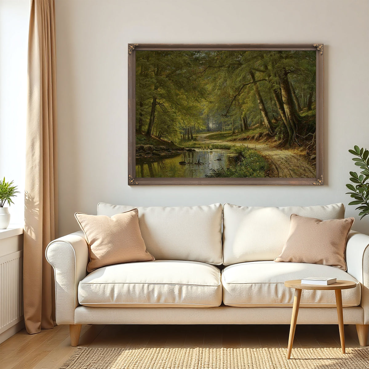 Forest Interior By Antonio Jacobsen