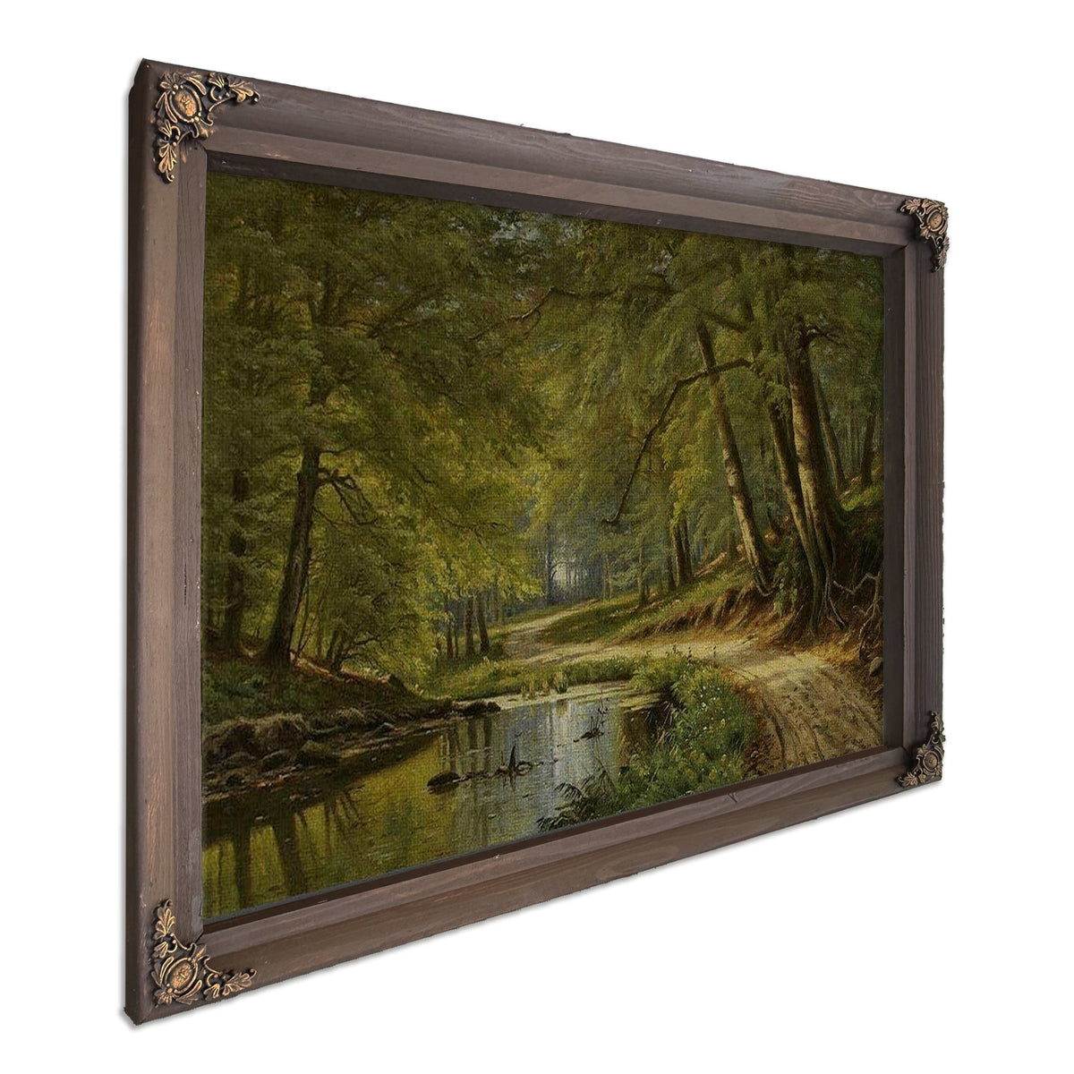 Forest Interior By Antonio Jacobsen