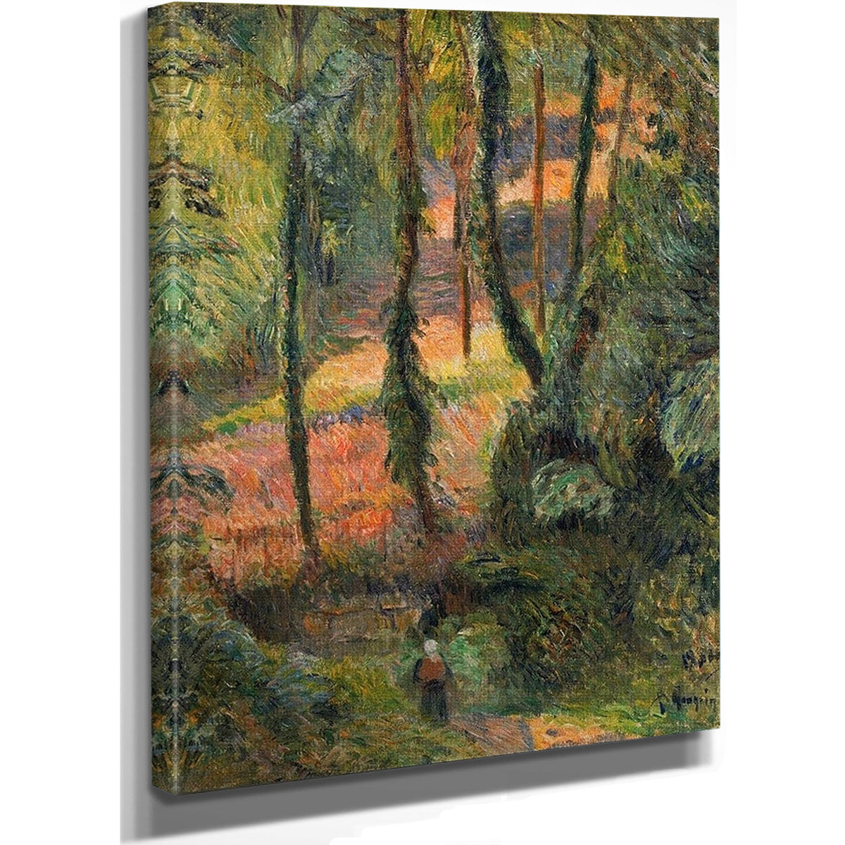 Forest Interior (Sous Bois) By Paul Gauguin
