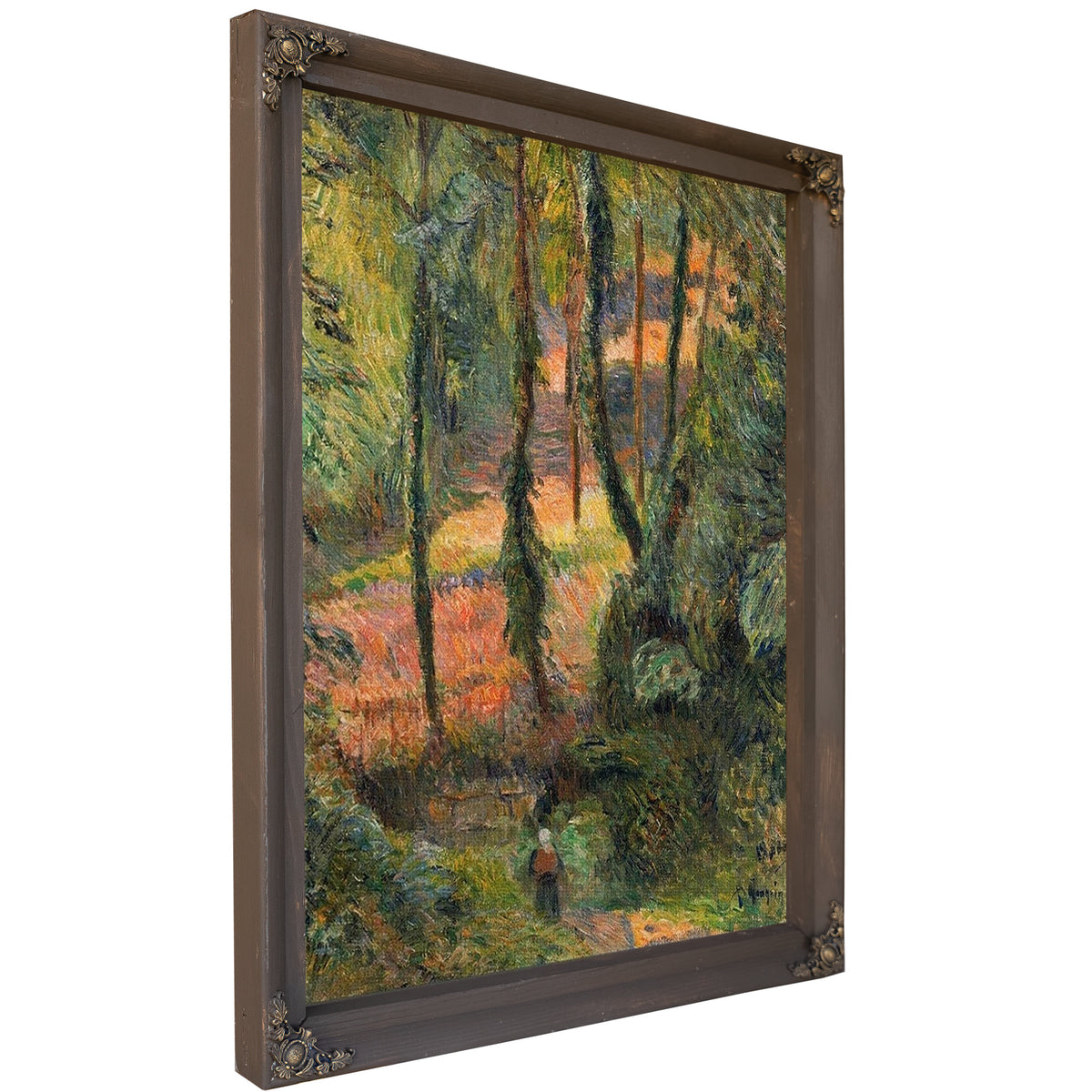 Forest Interior (Sous Bois) By Paul Gauguin