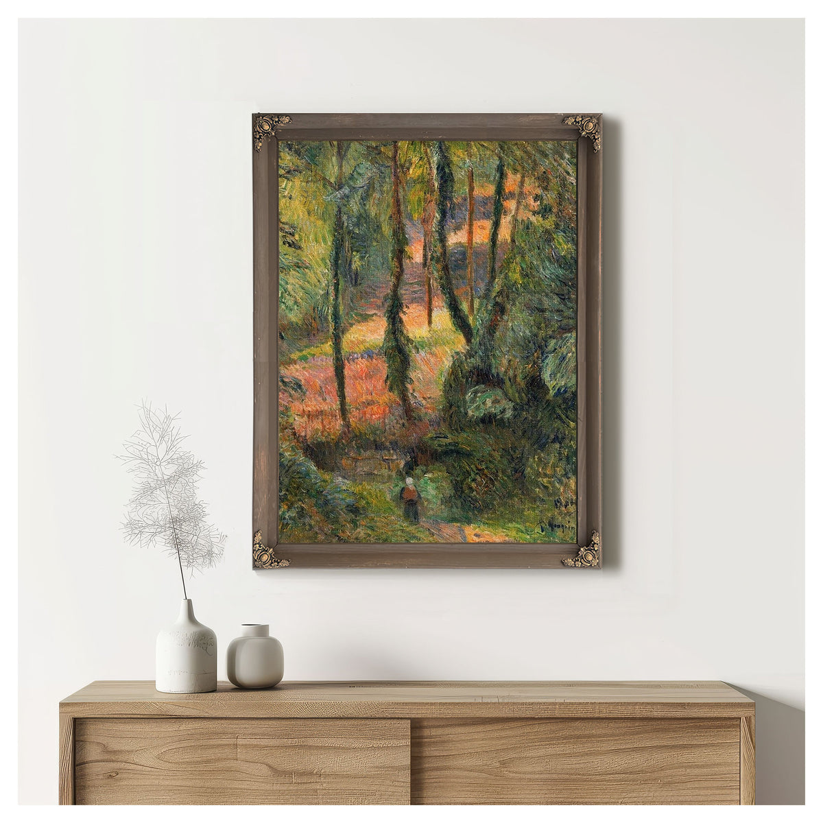 Forest Interior (Sous Bois) By Paul Gauguin