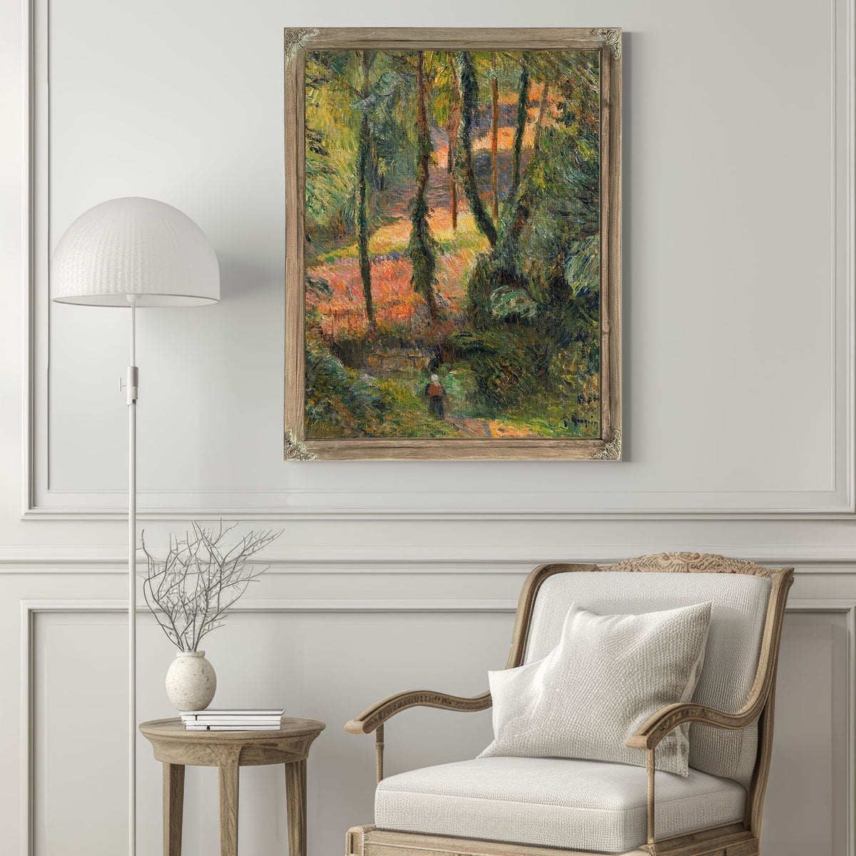 Forest Interior (Sous Bois) By Paul Gauguin