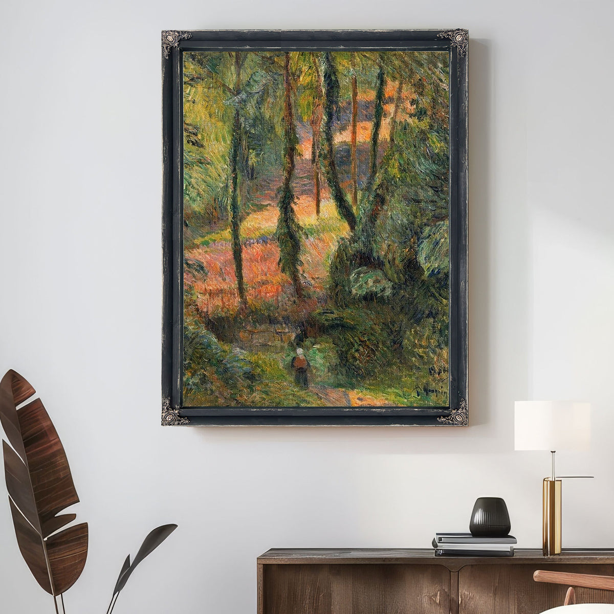 Forest Interior (Sous Bois) By Paul Gauguin