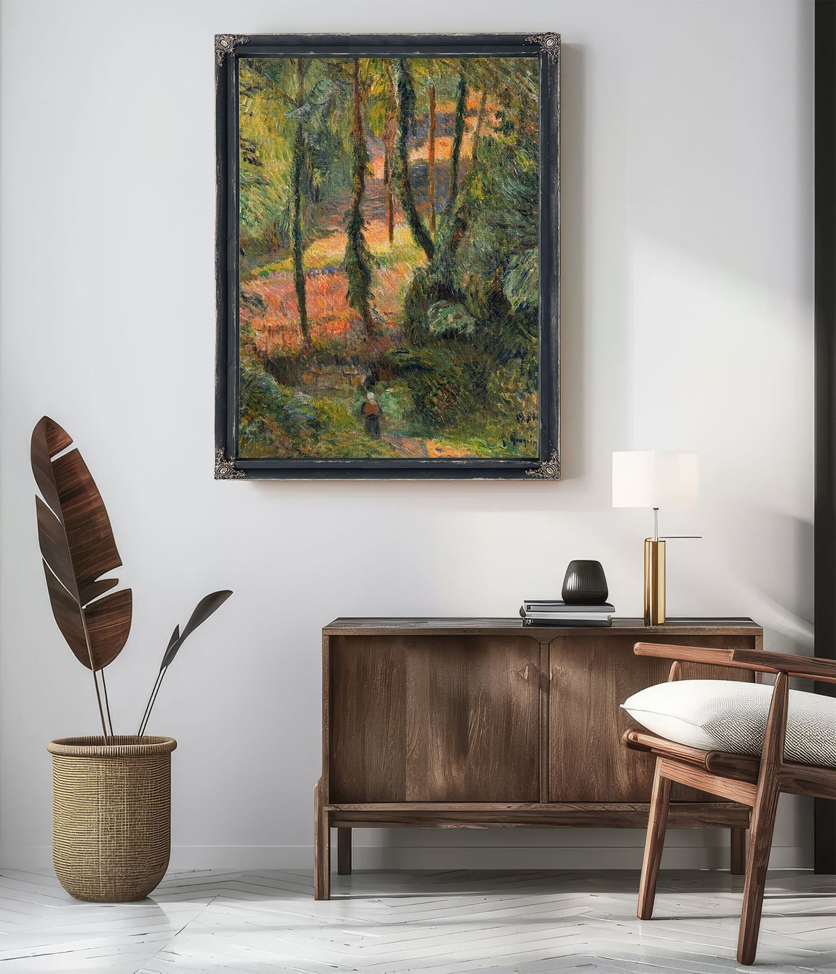 Forest Interior (Sous Bois) By Paul Gauguin