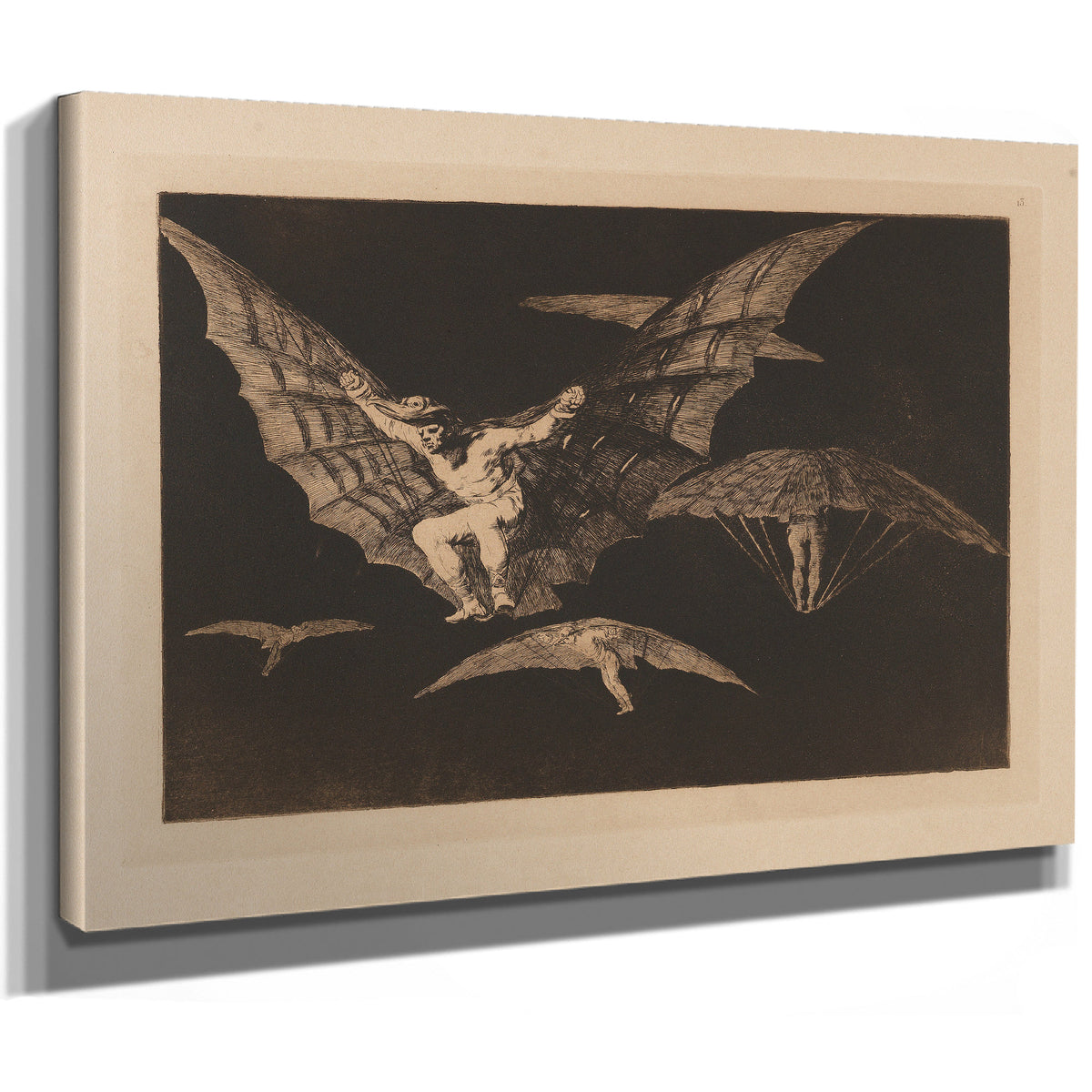 3 Bll Aus Los Proverbios 1815 1823 By Francisco de Goya