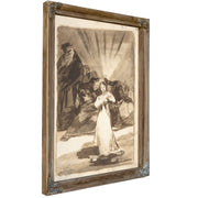 A Radiant Female Figure Beset Dark By Francisco de Goya