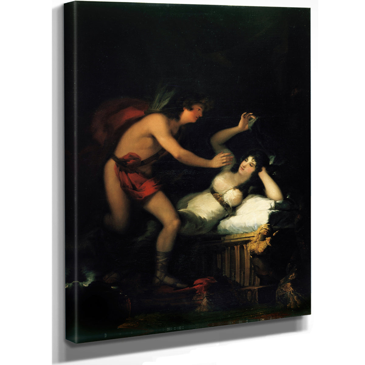 Allegory Love Cupid Psyche 1798 1805 By Francisco de Goya