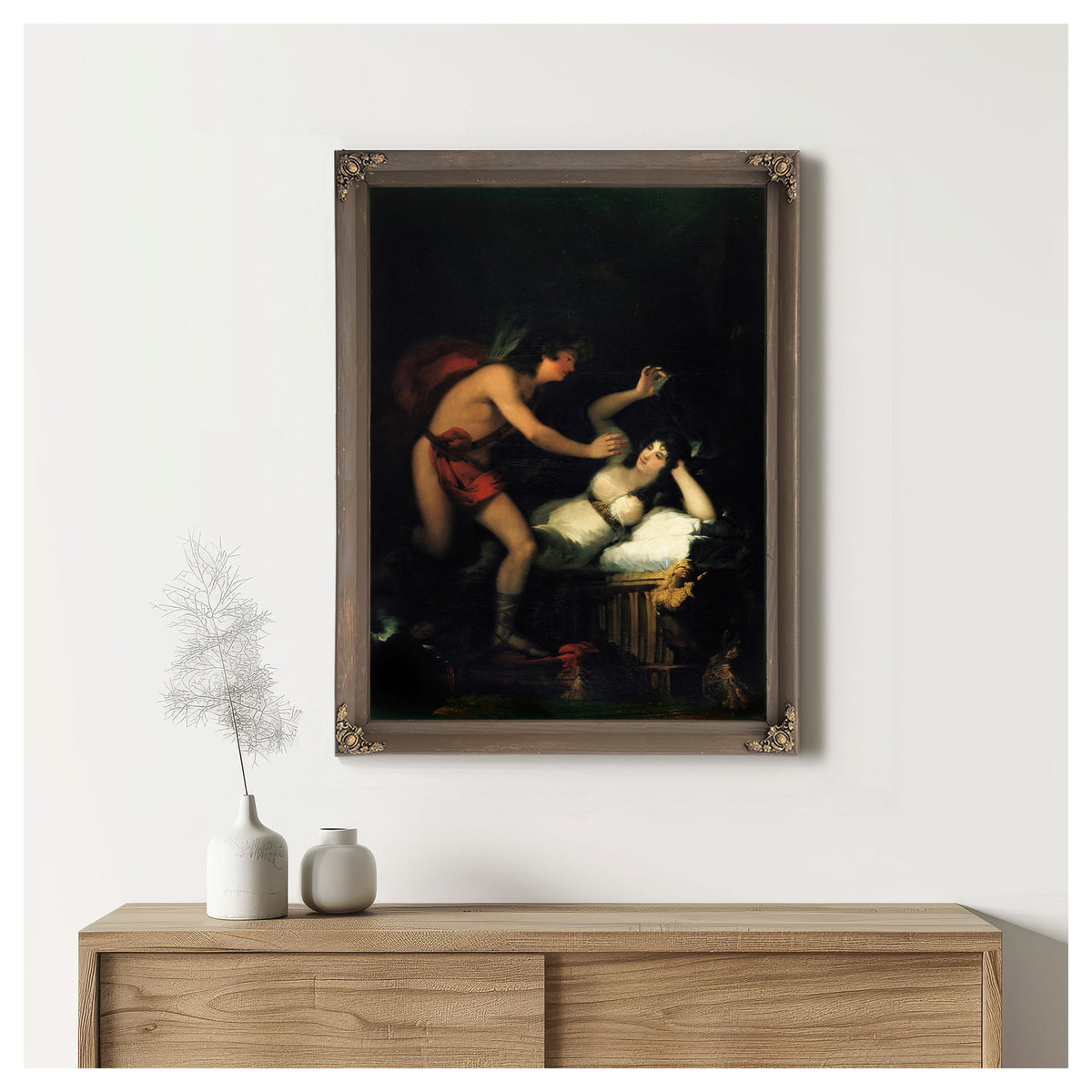 Allegory Love Cupid Psyche 1798 1805 By Francisco de Goya