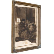 An Old Man Delousing Boy an Interior By Francisco de Goya