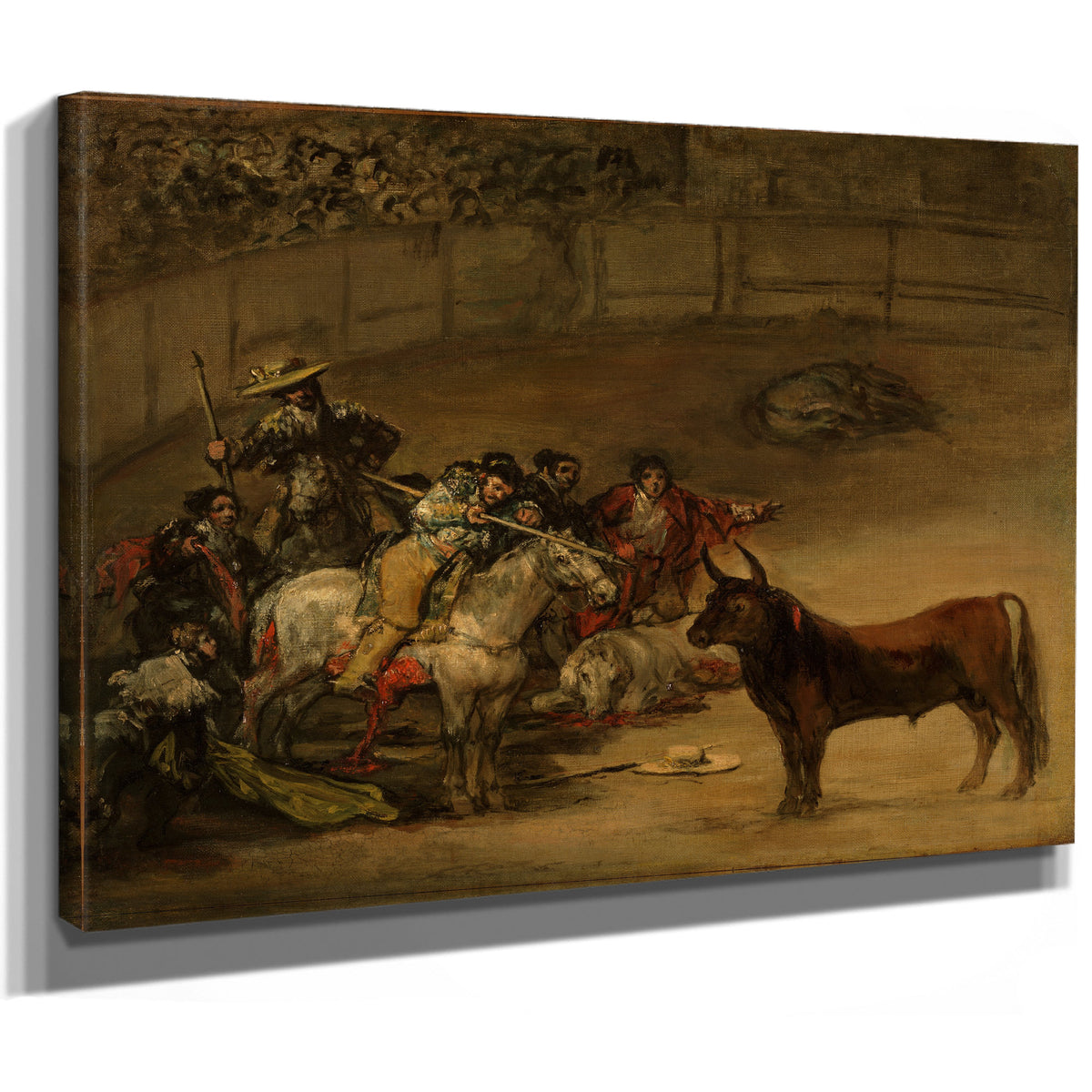Bullfight Suerte de Varas By Francisco de Goya