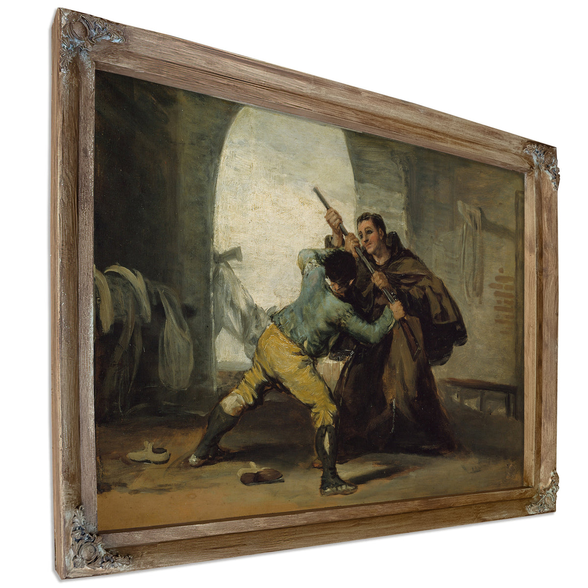 Friar Pedro Wrests Gun El Maragato C By Francisco de Goya